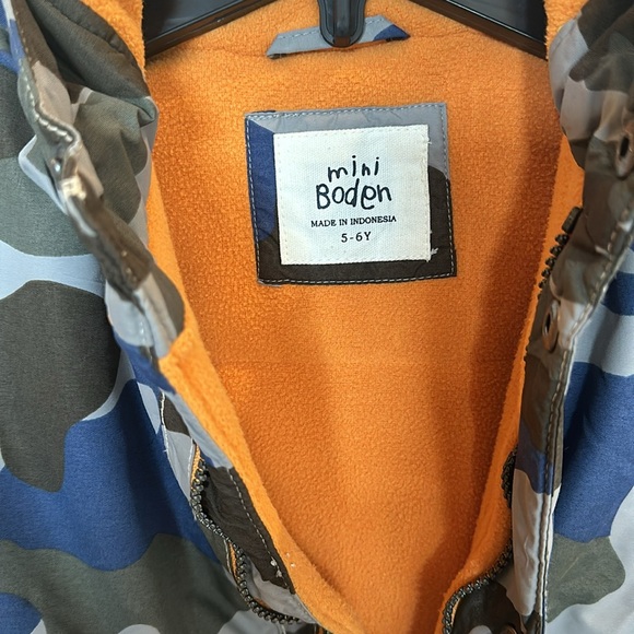 Mini Biden hooded camo print coat SZ 5-6 Y - Picture 7 of 8